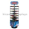 Custom Logo Kids Toys Retail Store Advertising Multi-Layer Metal Floor Toy Car Model Display Stand